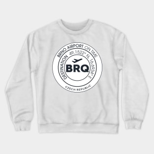 BRQ BRNO Airport Crewneck Sweatshirt